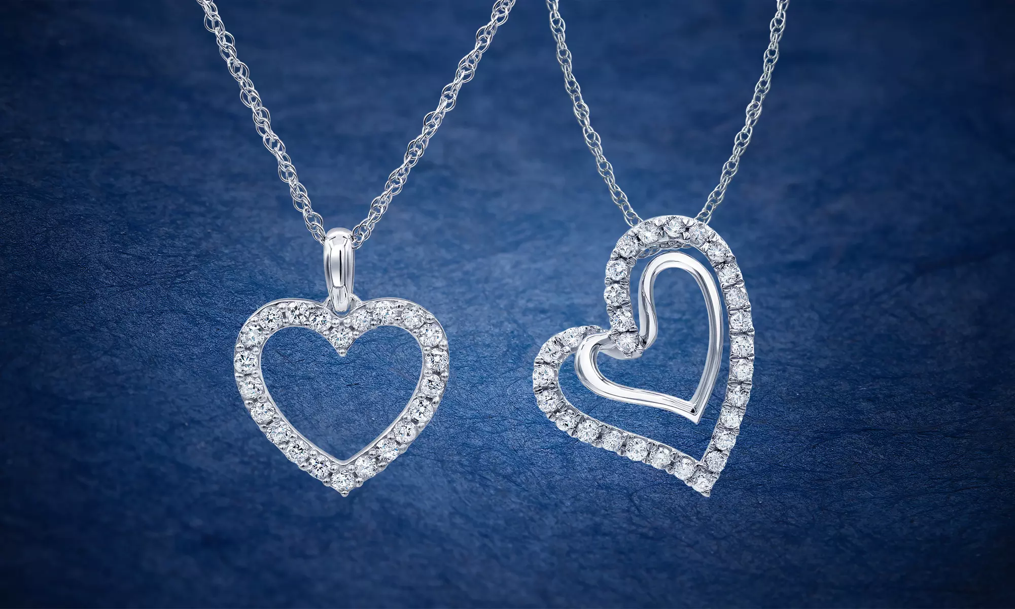 1/2 Cttw Lab Grown Diamond Heart Pendant in Sterling Silver by Brilliant Diamond - Primary Image