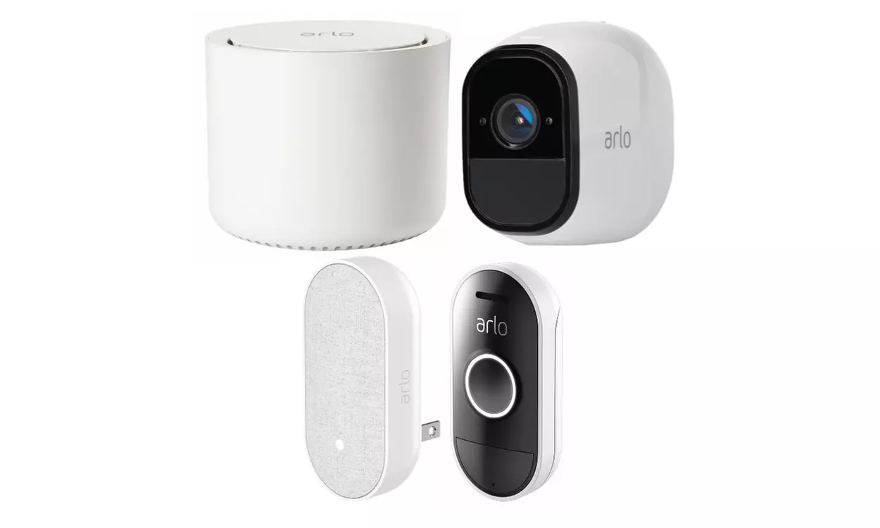 Arlo Smart Home Pro HD Camera Plus Audio Doorbell and Chime System - Primary Image