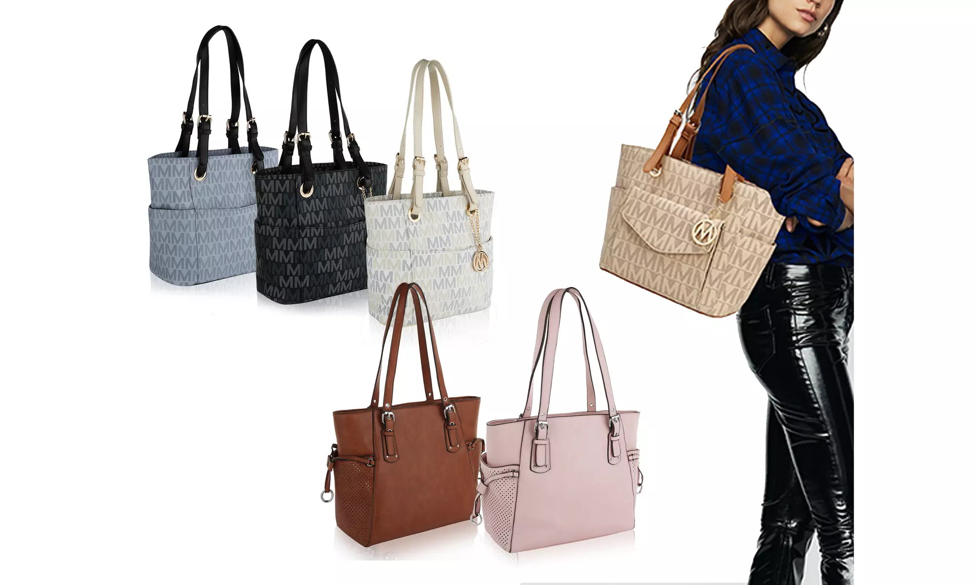 MKF Collection Vegan Leather Tote Purse Collection by Mia K.   - Primary Image