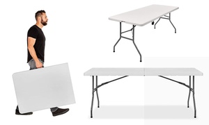 Portable Heavy Duty Plastic Folding Table (4-8ft)