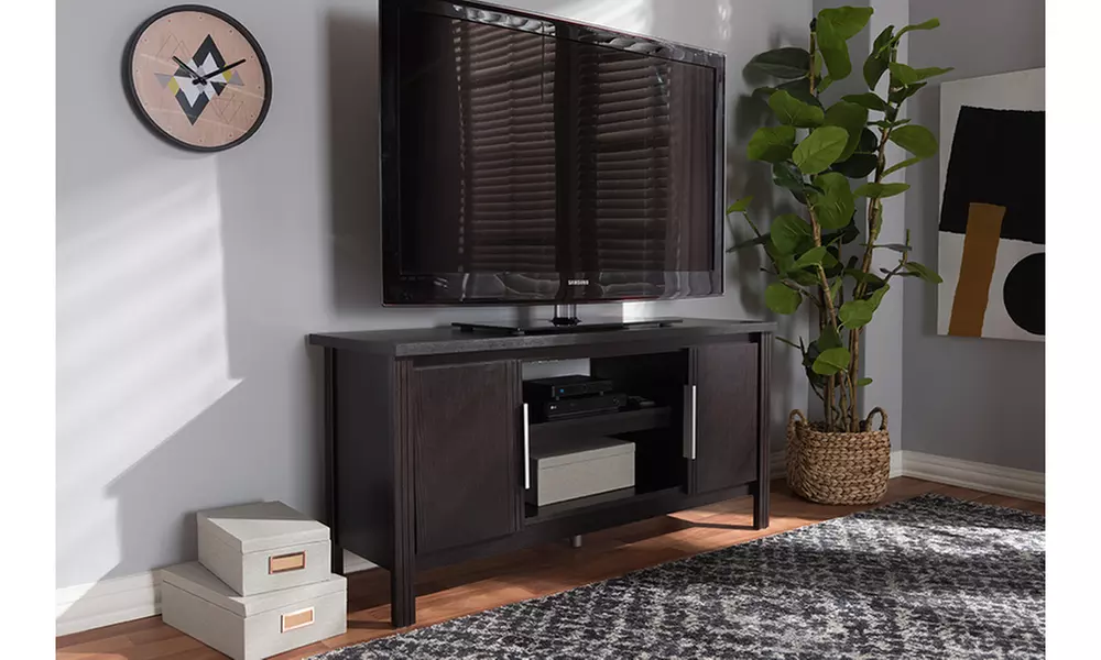 Marley Wenge Brown TV Stand - Primary Image