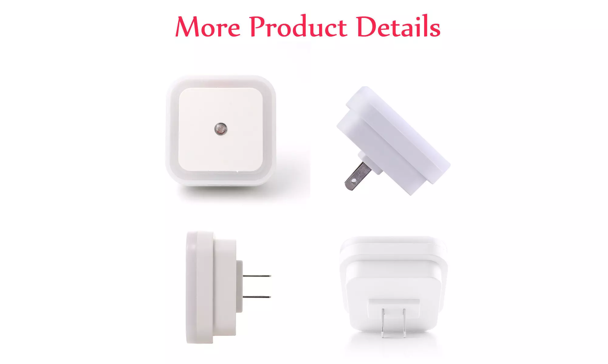 4-8 PCS Auto LED Light Induction Sensor Control Bedside Night Light In Wall Lamp