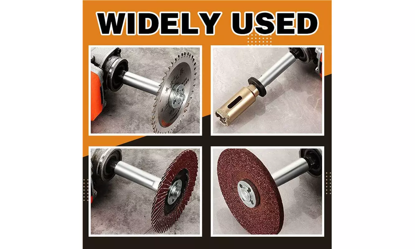 3PCS Angle Grinder Extension Connecting Rod Rotating Extended Shaft Group Shank - Second Medium