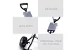 Folding Pull Push Golf Cart 3 Wheel Trolley Swivel with Cup Holder Scorecard - Second Medium