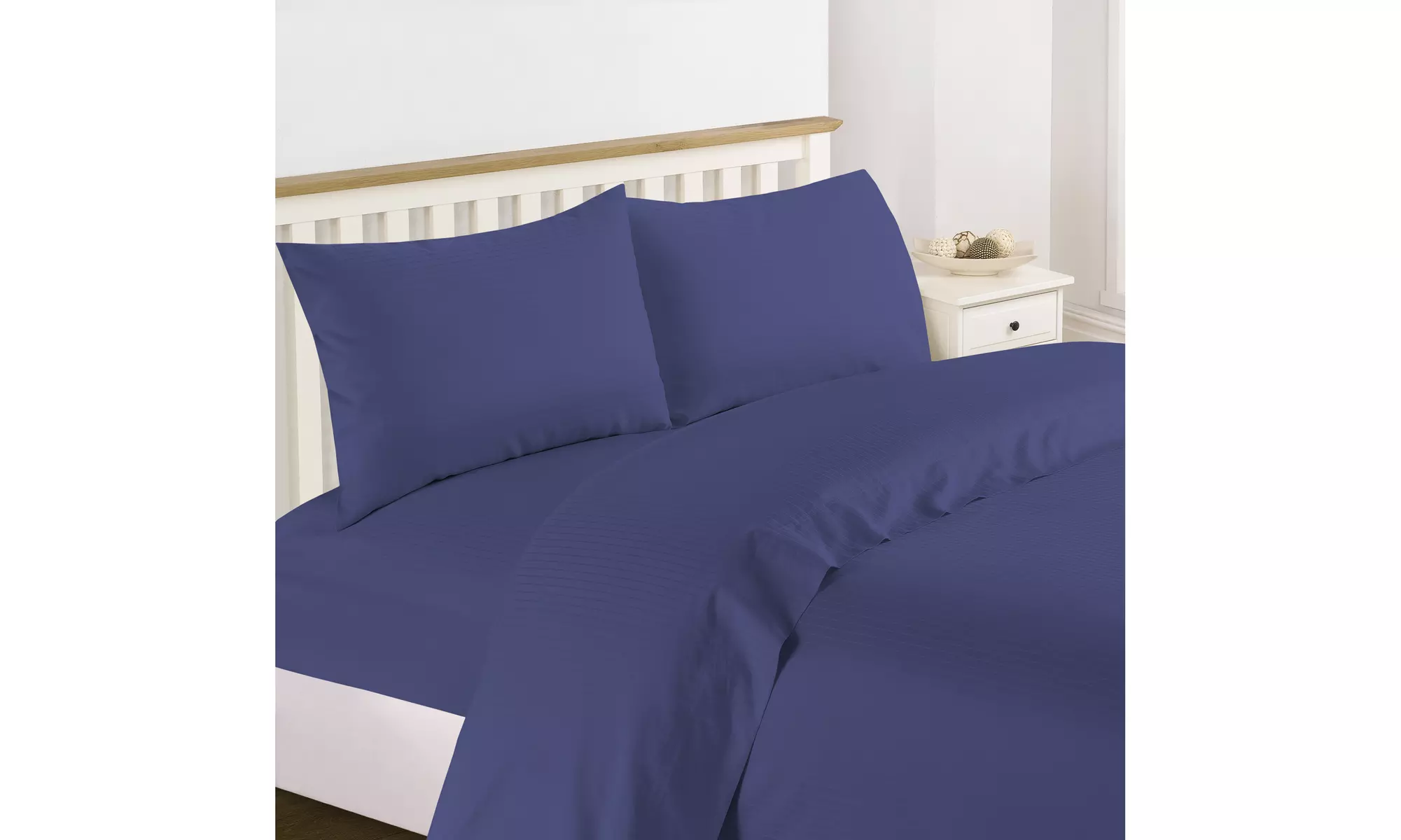 Bedding Collection 1200 Thread Count 100% Cotton Stripe Sheet Set