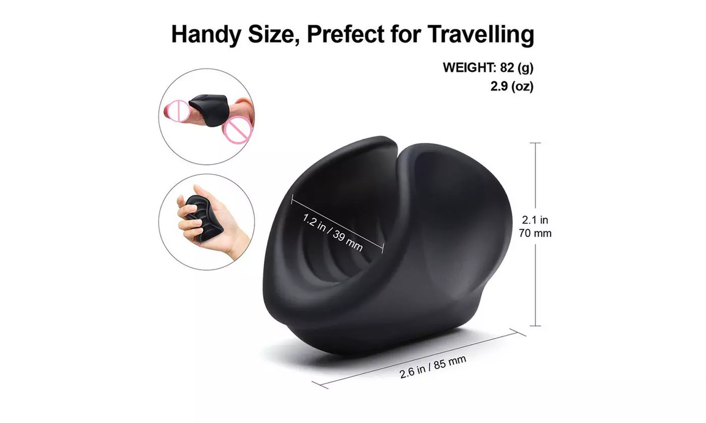 Handheld Rechargeable Pocket Stroker Massage Stimulator Vibrator