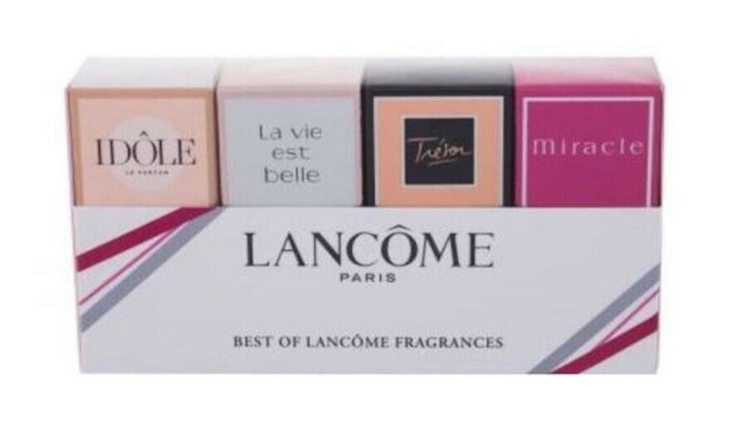 Lancome 4pc Mini EDP Set - Idole, La Vie Est Belle, Tresor, Miracle for women