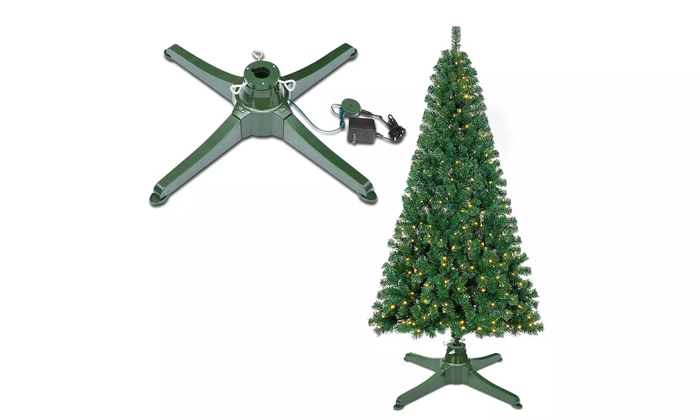 Rotating Base Stand Electric Rotating Base Stand For Artificial Christmas Trees - Primary Image