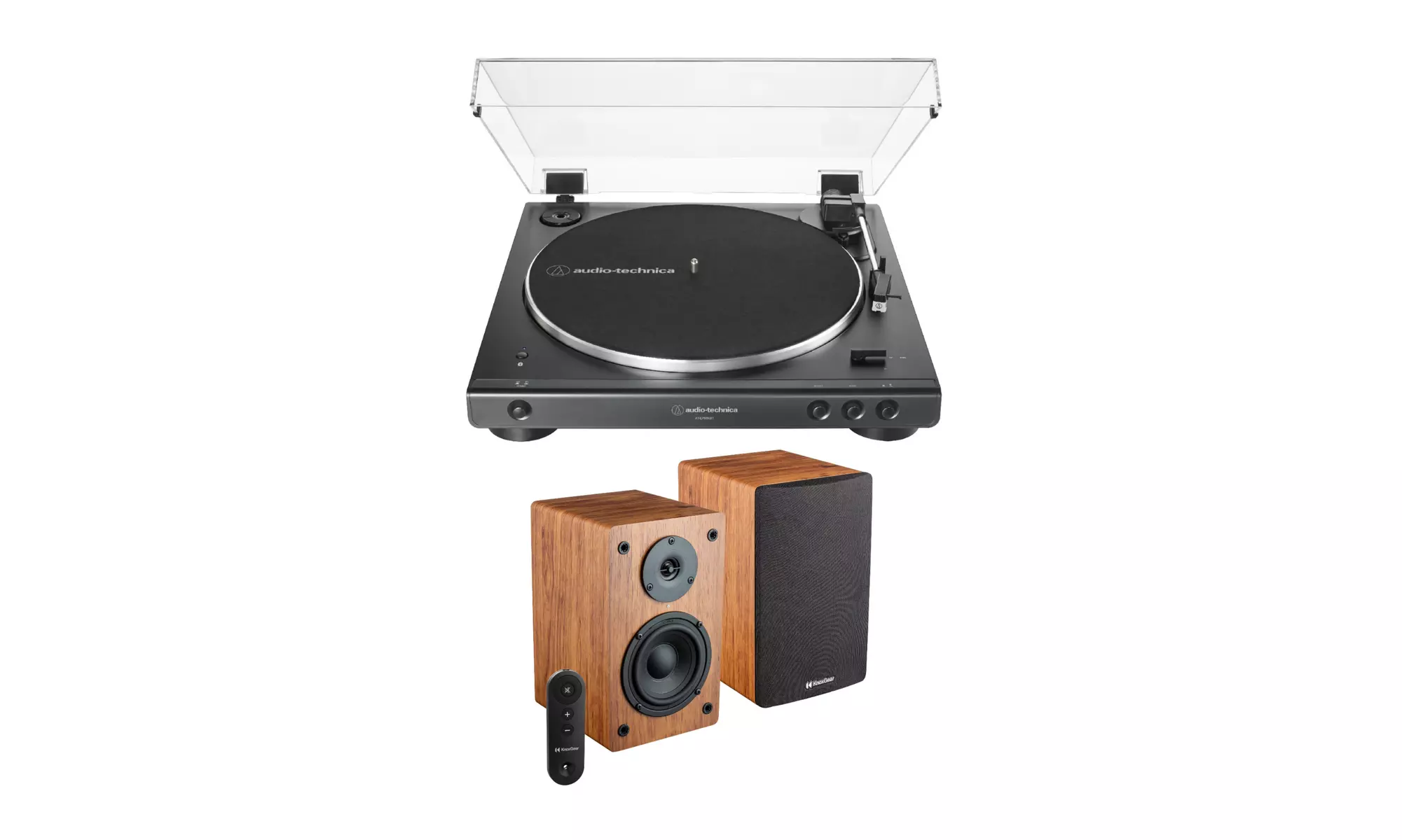 Audio-Technica AT-LP60XBT Bluetooth Stereo Turntable (Black) with Speaker - Primary Image