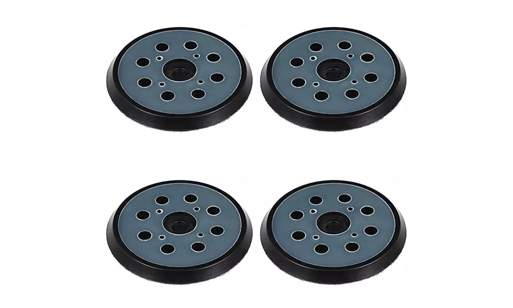 US 4-8 Pc Hole Hook Loop Orbital Replacement Sanding Pad DeWalt DWE64233 N329079 - Primary Image