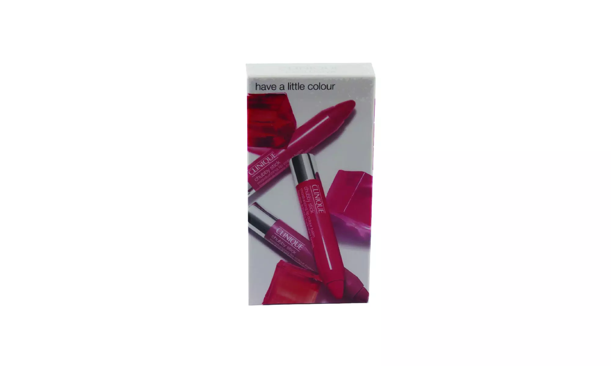 Clinique Chubby Stick Moisturizing Lip Colour Balm Trio New In Box - Second Medium