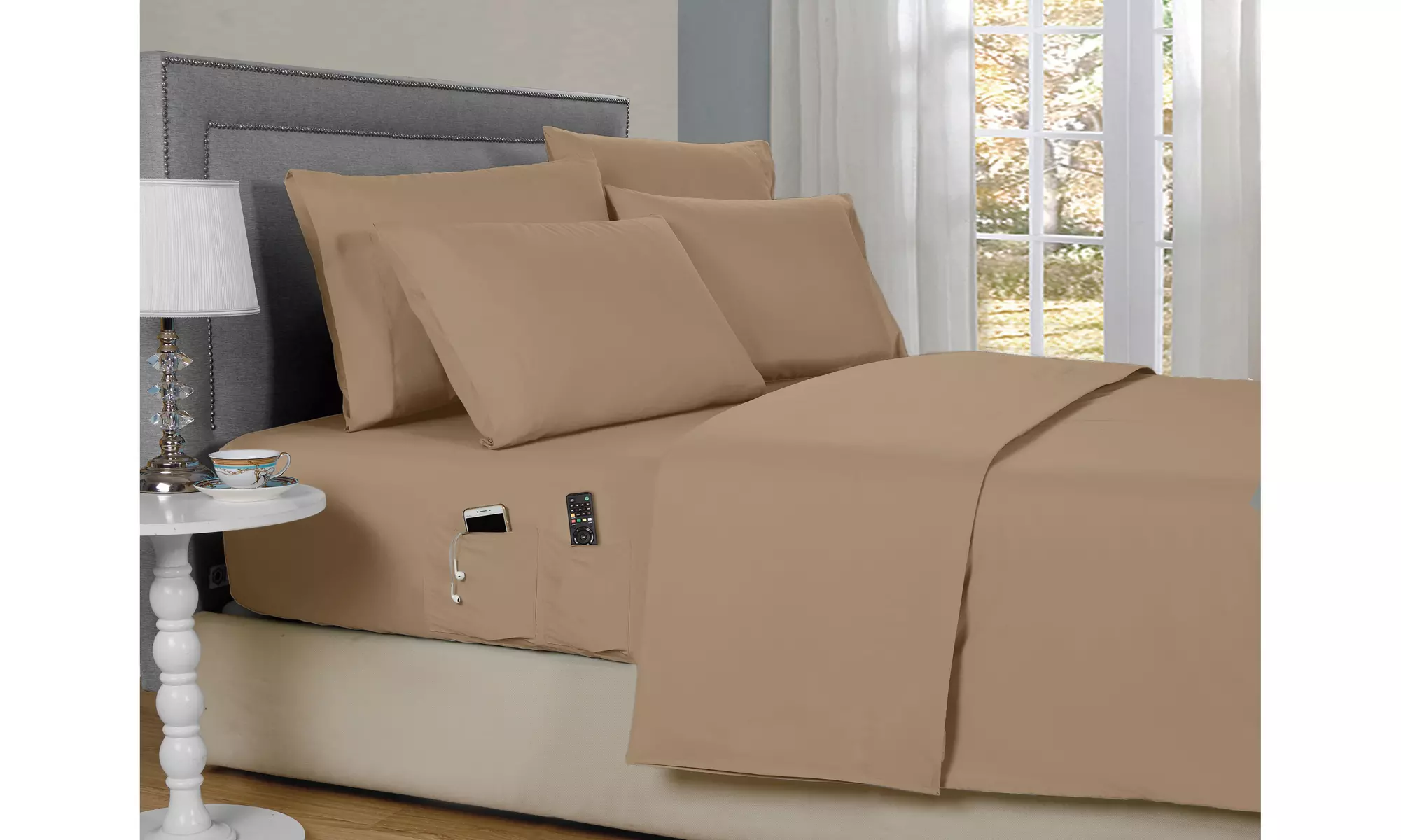 Kathy Ireland 6 Piece Smart Pocket Sheet Set