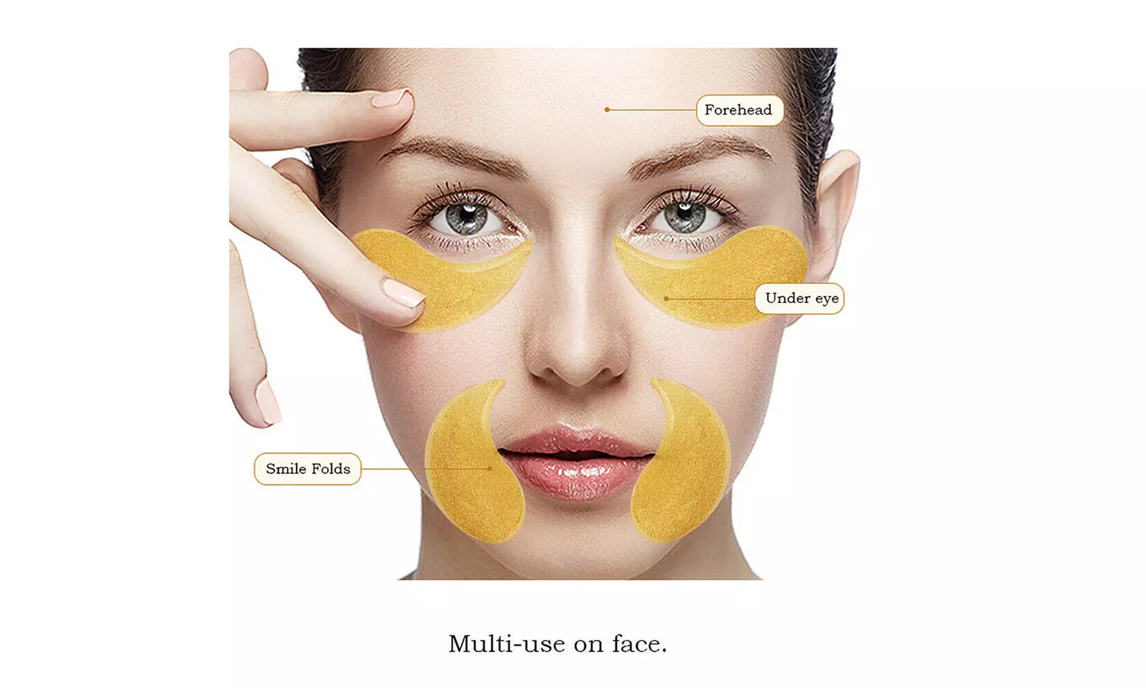 60-120Pcs Gold/Black Pearl/Seaweed Hydrogel Eye Patch Mask Gel Under Eye Pads