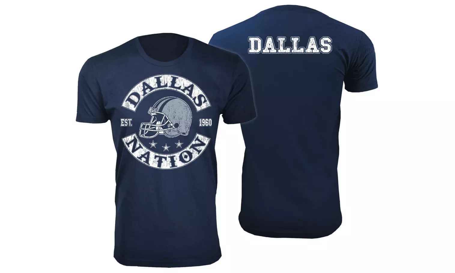 Men's Dallas Football Fan T-Shirts Collection (Extended Sizes Available)