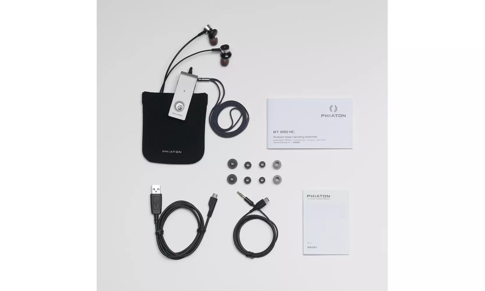 BT 220 NC Wireless Bluetooth Headphones ? Active Noise Cancelling w/ Pocket Clip - Second Medium
