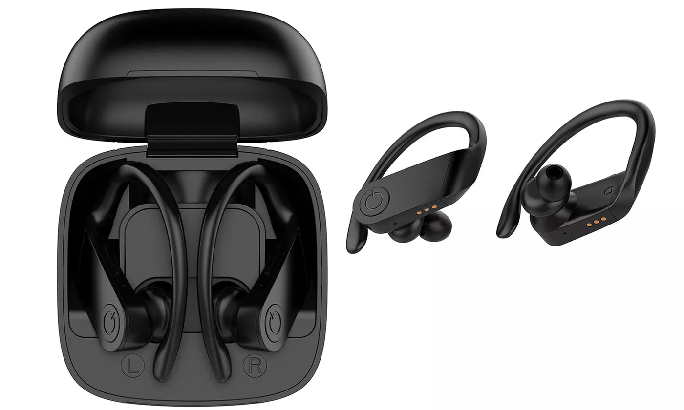 True Wireless Bluetooth 5.0 Earbuds Earphone Ear Hook With Charging Base AICase  - Primary Image