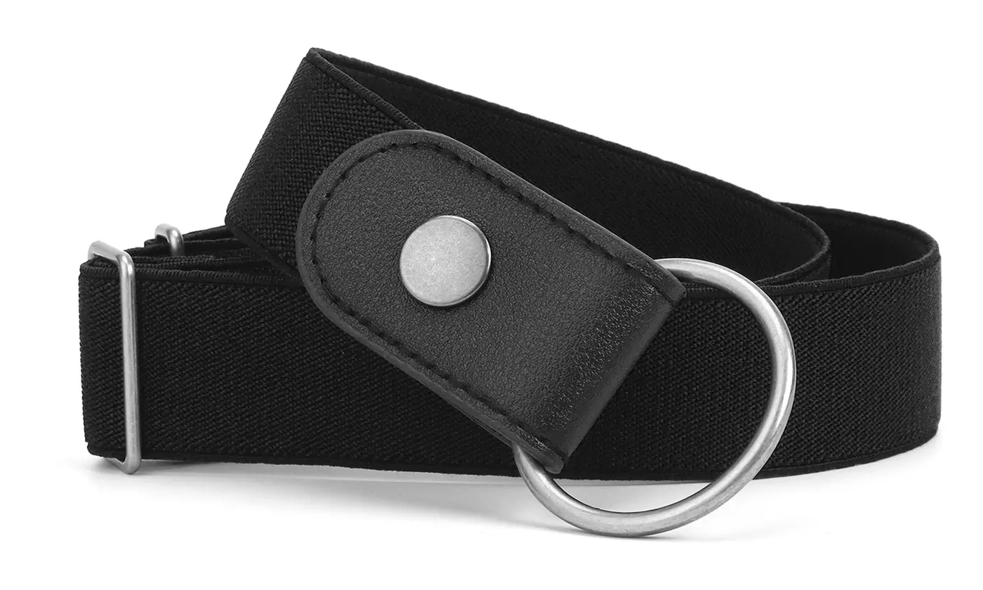 Buckle-free Elastic Invisible Waist Belt for Jeans No Bulge Hassle Men Women