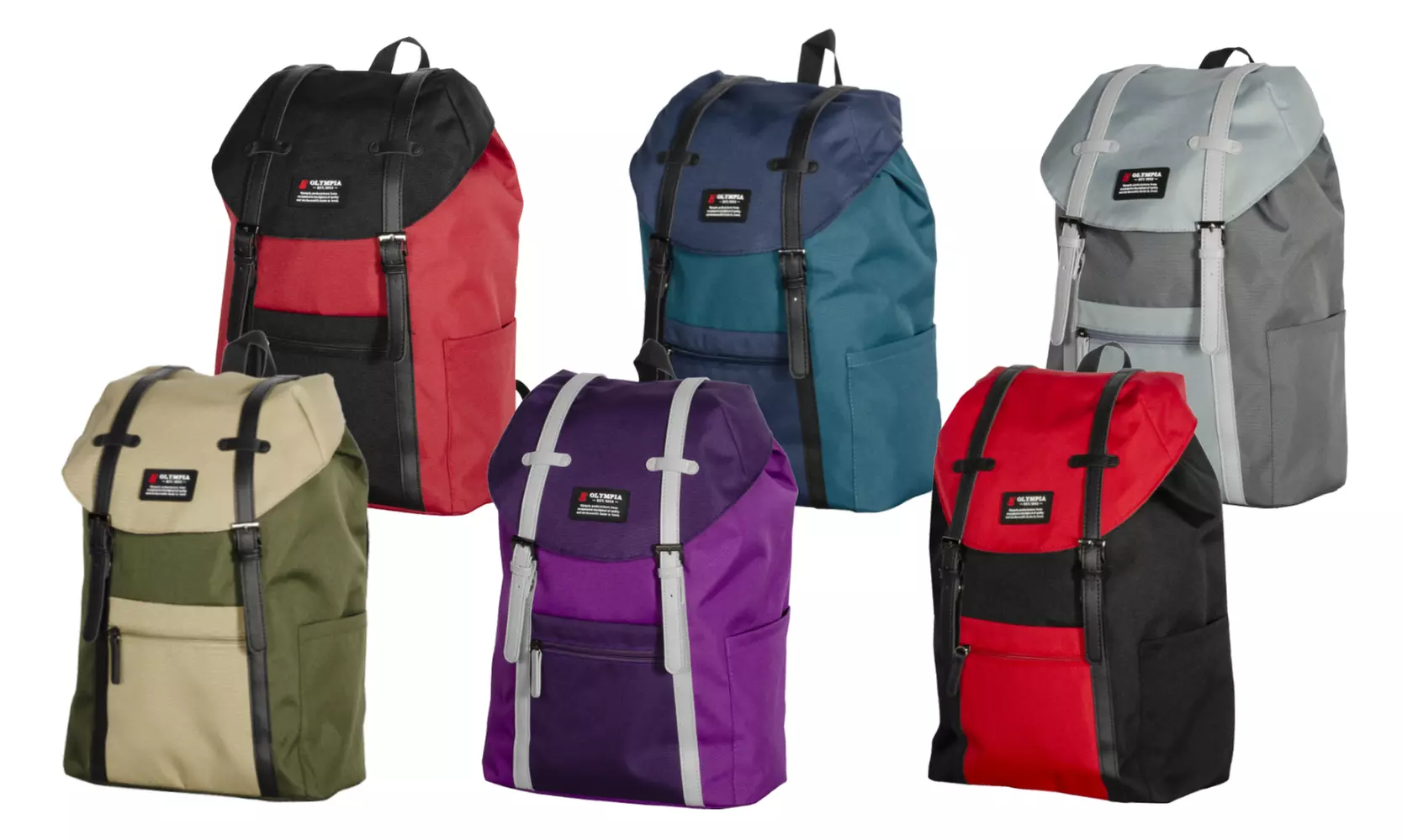 Olympia USA Duke 16" Urban Backpack with padded laptop compartment - Primary Image