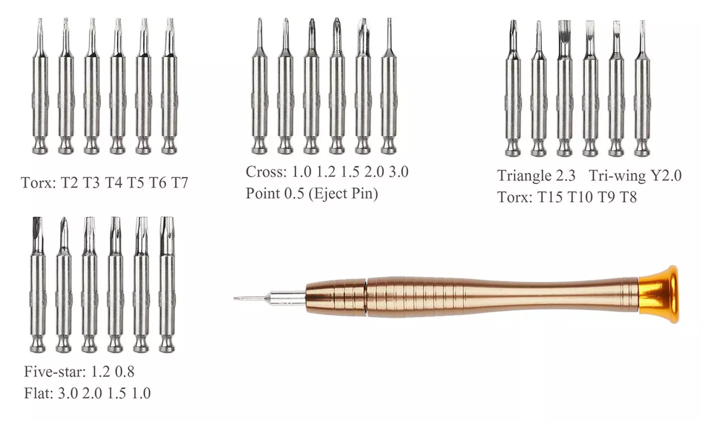 iMounTEK 25-in-1 Multi-Purpose Precision Screwdriver Repair Tool Set (25-Piece)