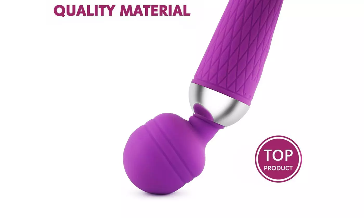 Waterproof  Wand Massagers 10 Speeds G Spot Vibrator USB Charger Stimulator