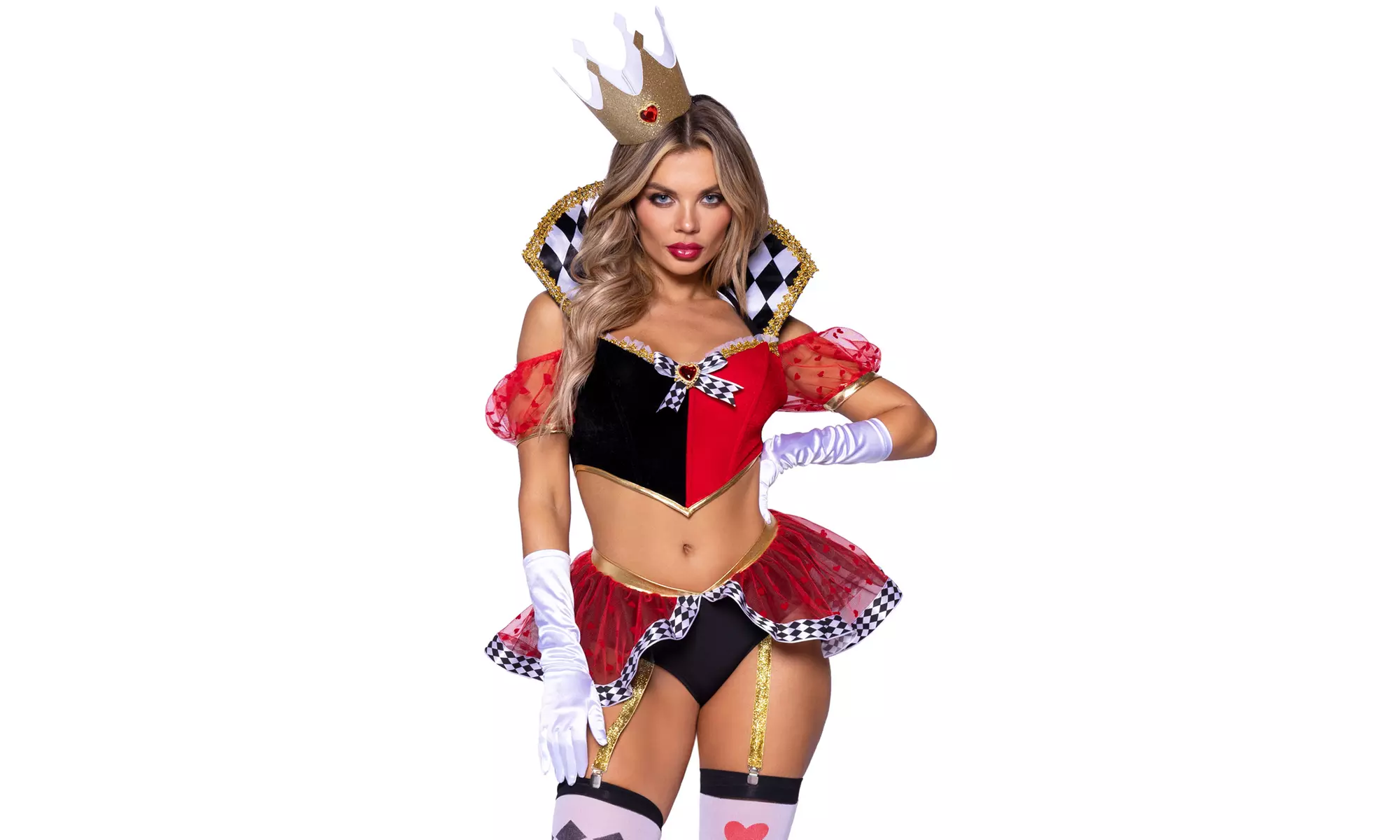 Leg Avenue Wicked Wonderland Queen Costume - Primary Image