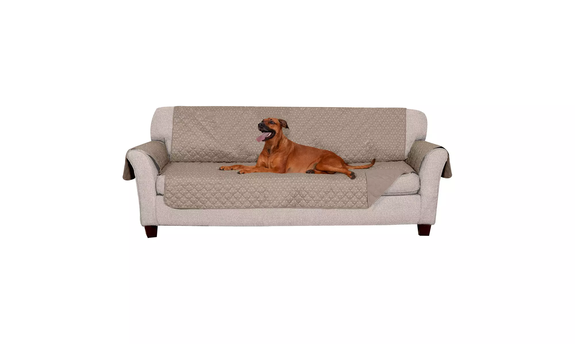 FurHaven Pet Reversible Water-Resistant Furniture Protector for Dogs - Paw Print