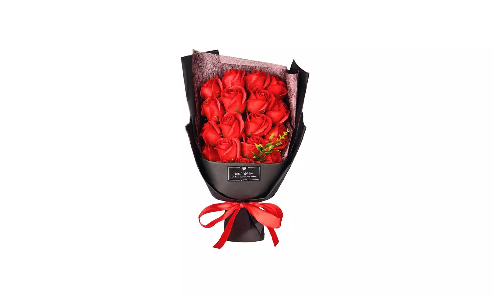 US 18 Pcs Eternal Rose Soap Flower Bouquet Valentine's Day Gift Girlfriend Wife