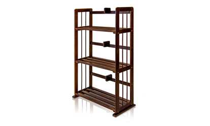 Furinno FNCL-33001 Pine Solid Wood 3 Tier Bookshelf