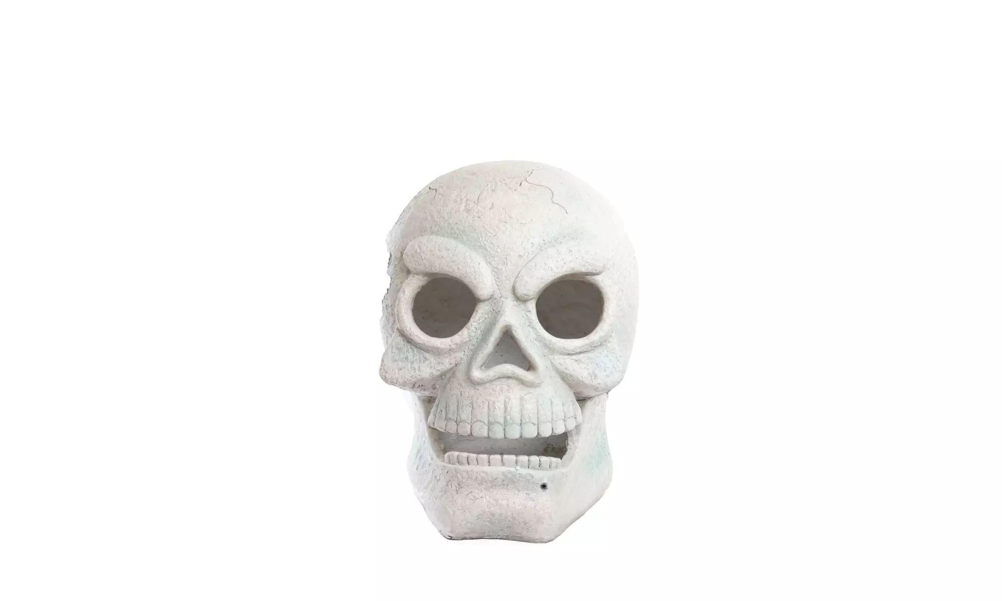 Alpine Motion Activated Skull with Red LEDs, 16 Inch Tall - Second Medium