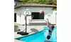 Adjustable Poolside Outdoor Pool Basketball Hoop