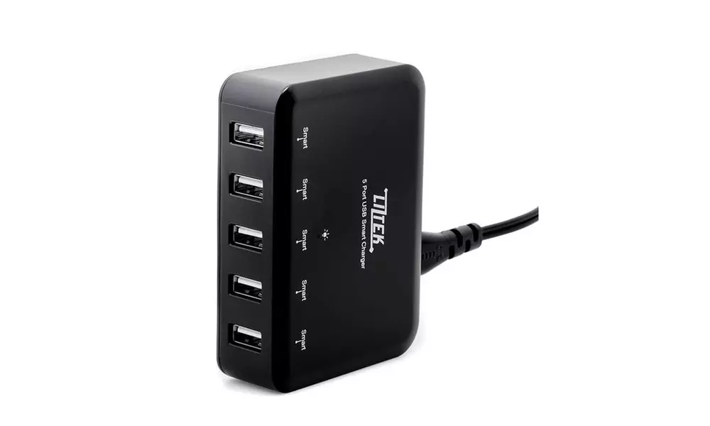 Liztek 40-Watt 5-Port USB Charging Station for Smart Phones and Tablets - Primary Image