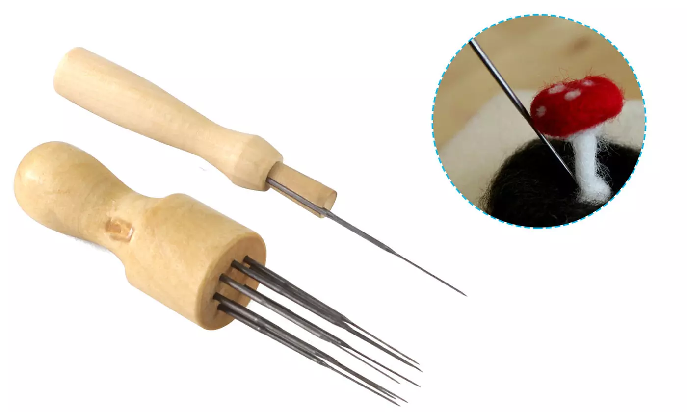 40 Pcs Needle Felting Kit for DIY Wool Felting