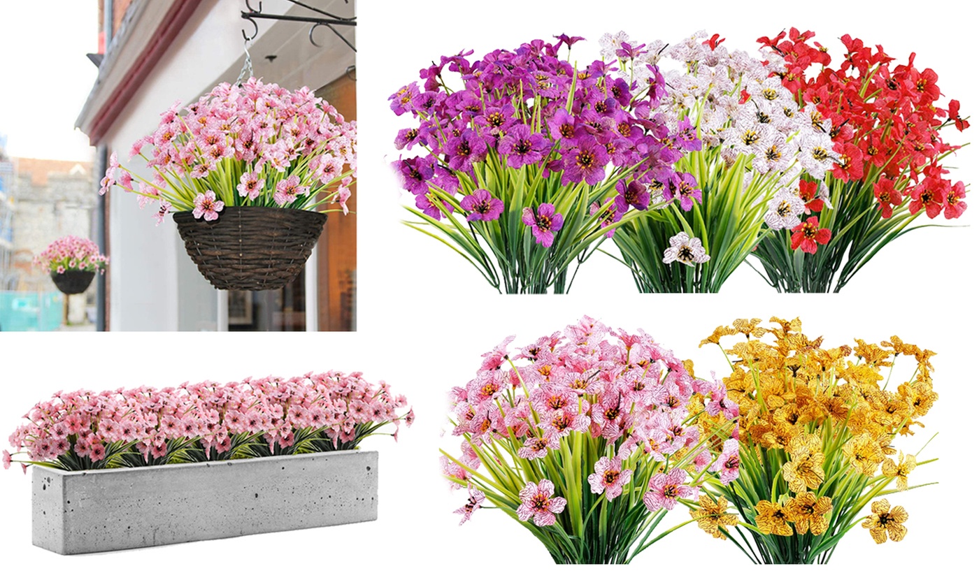 8, 12 or 16 ItBelongs2U Bundles of Artificial Flowers