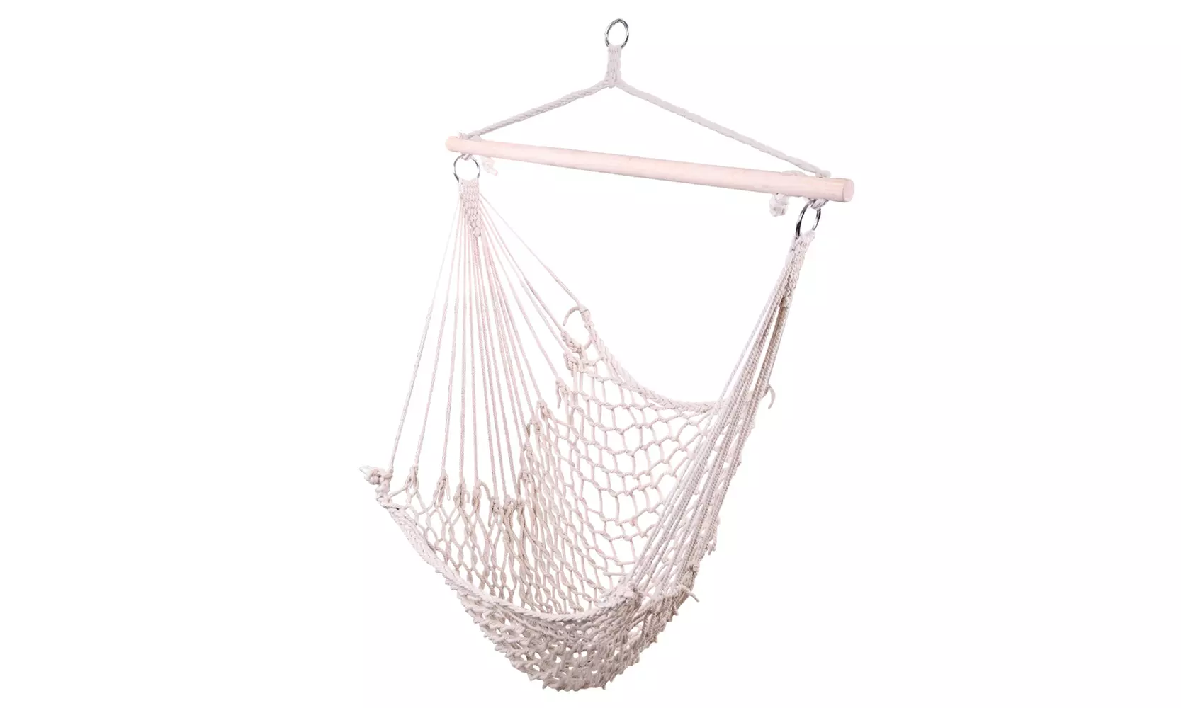 250lbs Cotton Patio Camping Hanging Swing Hammock Chair 