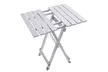 Foldable Portable Table Roll Up Aluminum Alloy Picnic Outdoor Camping Ultralight - Second Medium