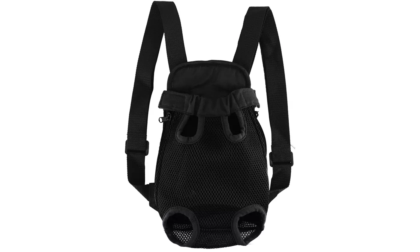Puppy Cat Nylon Mesh Carrier Backpack Travel Front Legs Out Bag 