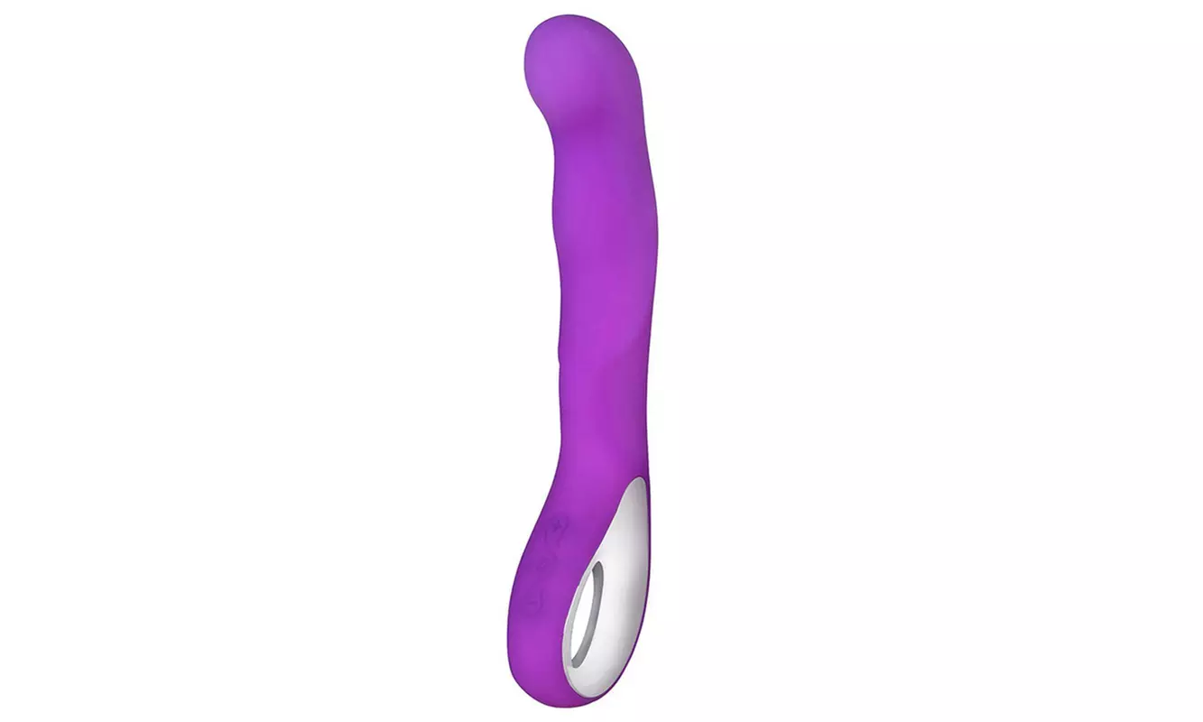 Luxvib G-spot Vibrator, Vibrating Silicone Dildo Stick, 10 Speed - Second Medium