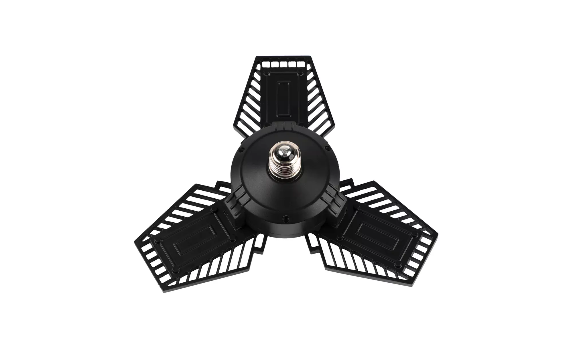 2 Pack - 6000 Lumen LED 3-Panel Garage/Utility E26 Bulb - Second Medium