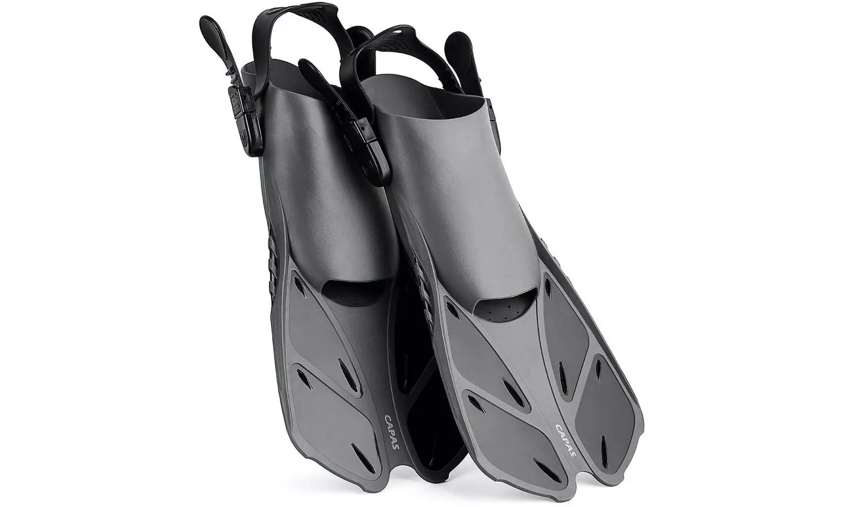 CAPAS Snorkel Fins, Swim Fins Travel Size Short Adjustable - Primary Image