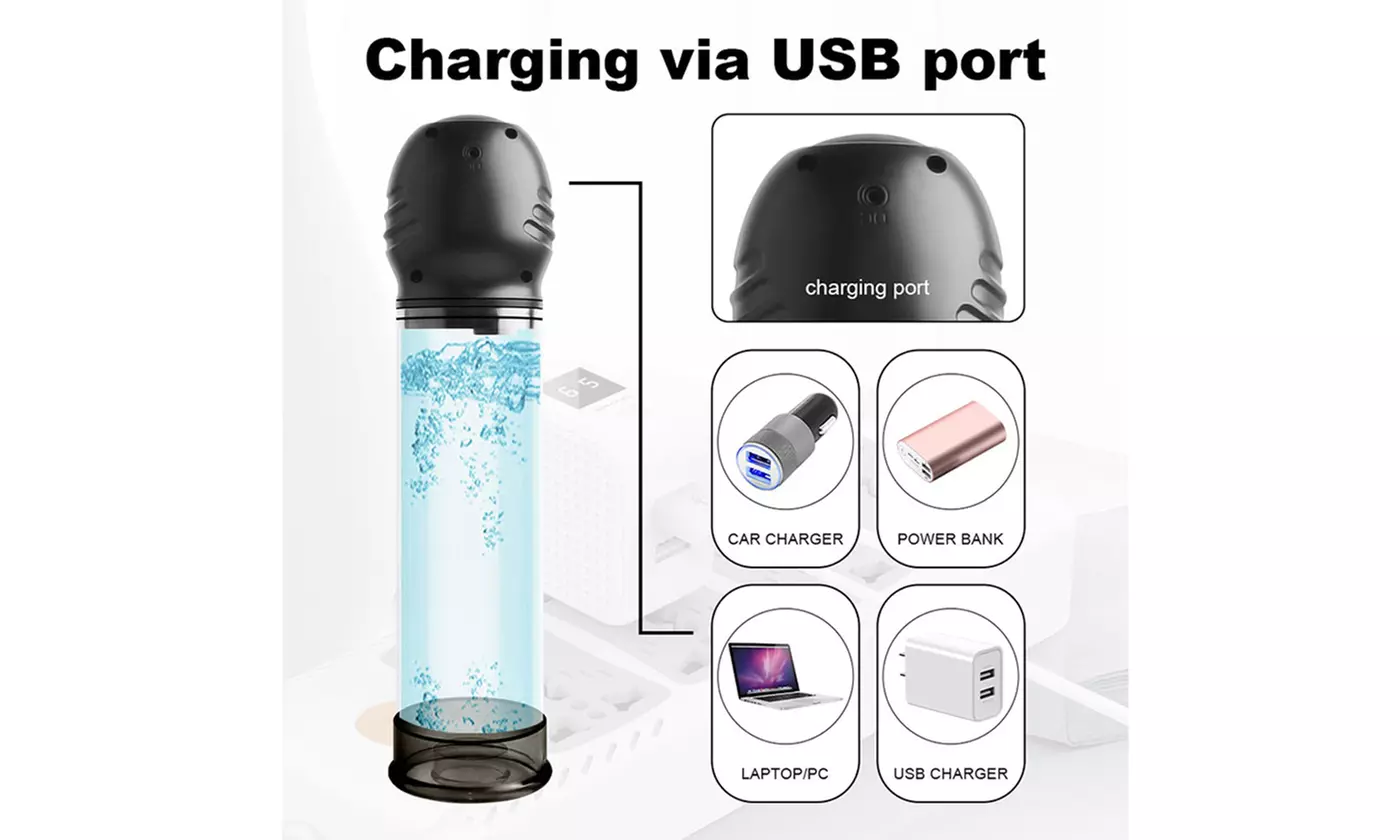 Enlargement Enhancer Electric Vacuum Water Pump Penis Pump