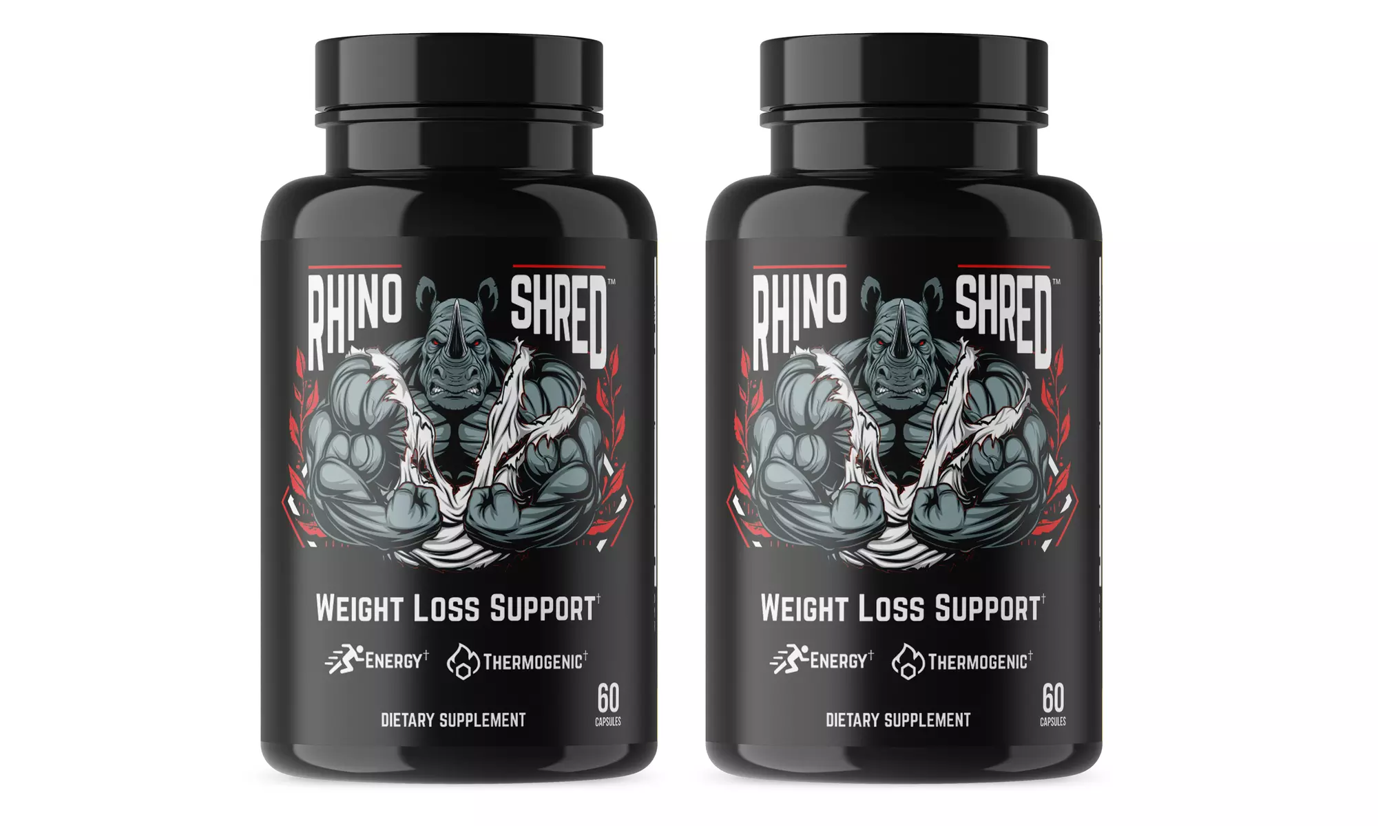 Rhino Shred Max Strength Weight Loss Support Supplement (1- or 2- Pack) - Primary Image