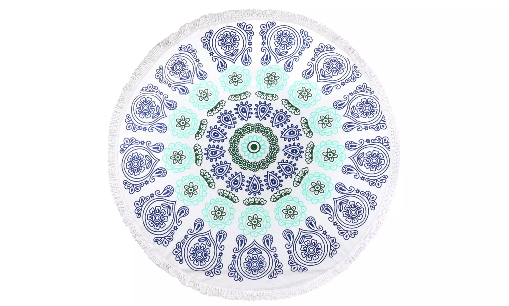 Tribal Inspired Round Beach Towel and Throw - Primary Image