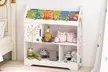 Costway Toy Storage Organizer Display Stand 3-In-1 Kids Toy Shelf w/ Book Shelf - Second Medium