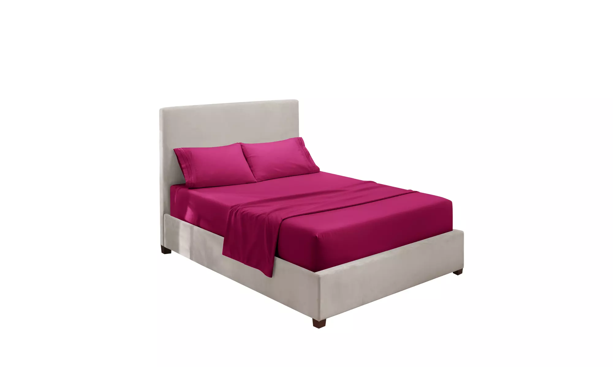 Clara Clark 4 Pc Sheet Set - Deep Pocket Bed Sheets with Fitted Sheet