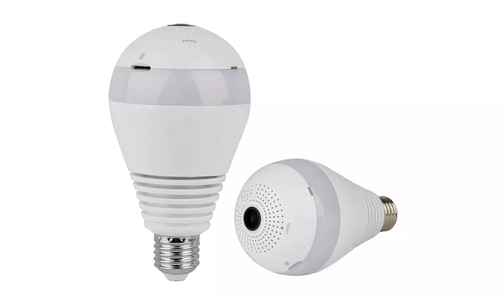 iMounTEK Hidden Security Camera Light Bulb, 360 Degree Panoramic, 960P HD video - Second Medium
