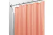 2-Pack: Heavy-Duty Magnetic Mildew Resistant Solid Vinyl Shower Curtain Liners - Second Medium