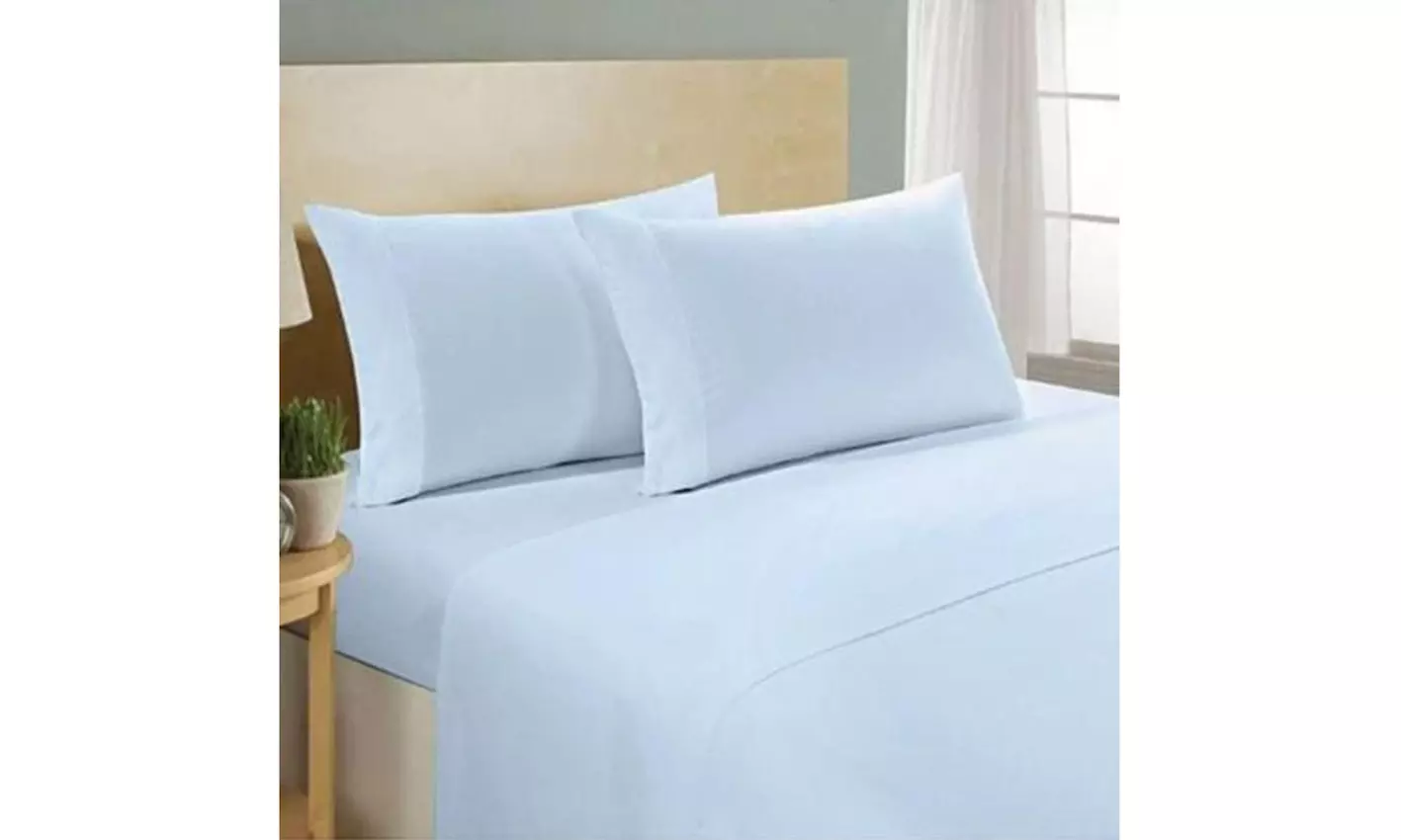CC CHIC Bamboo-Blend Luxury Solid Sheet Set (4-Piece) - Second Medium