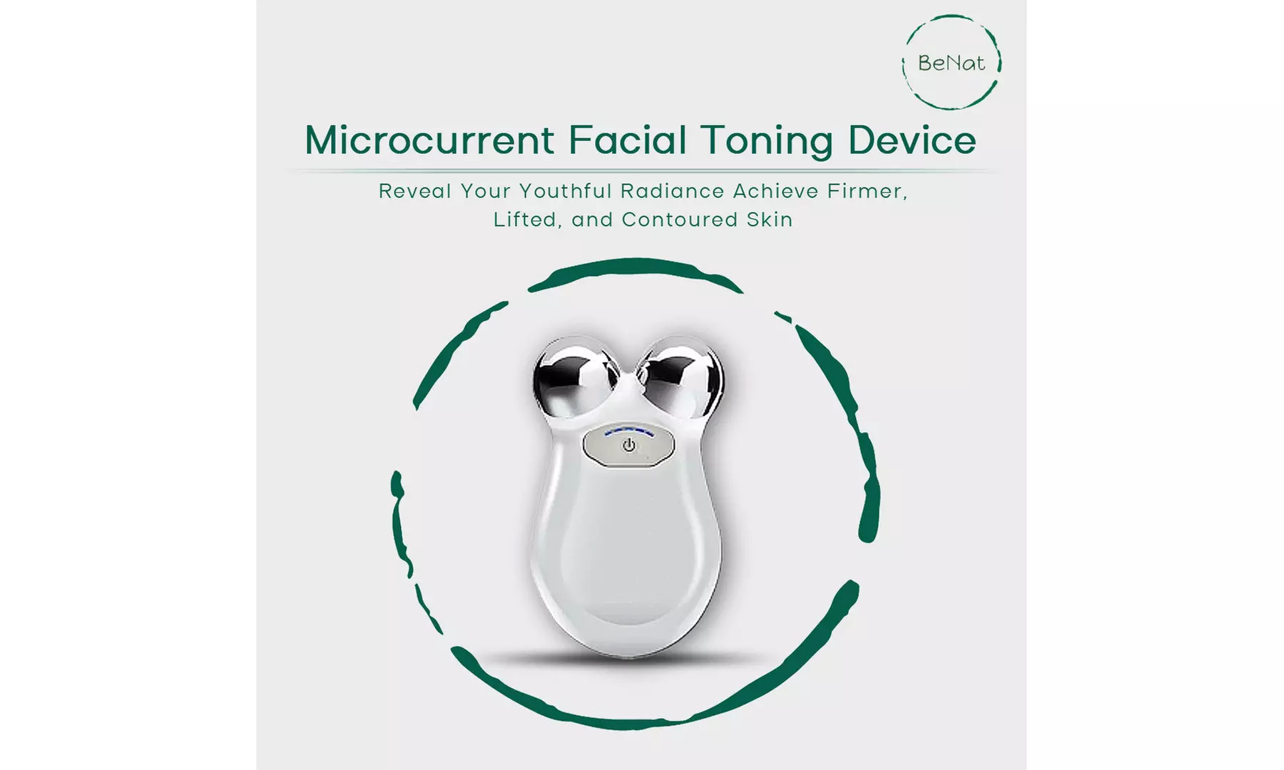 BeNat Microcurrent Facial Toning Massager