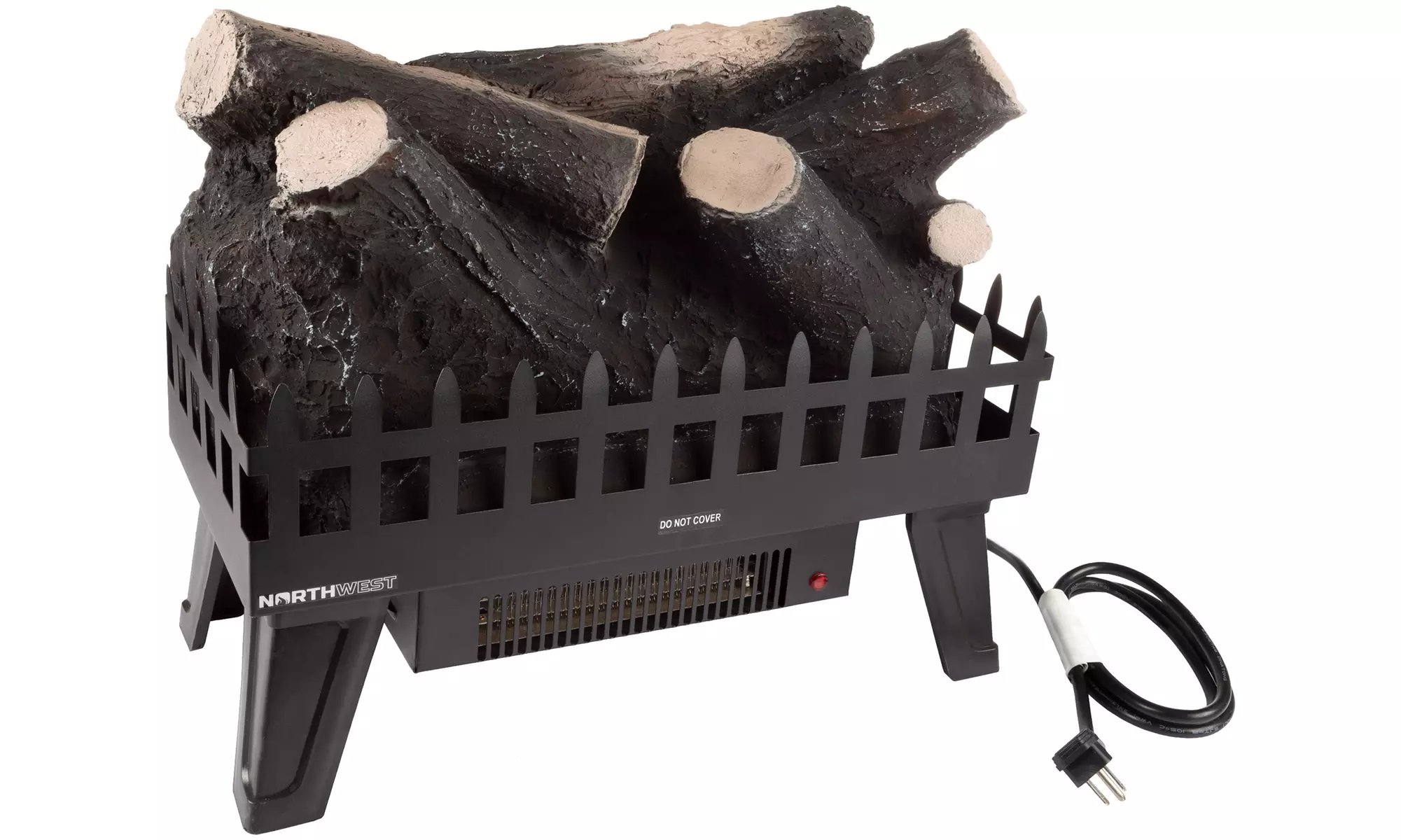 Northwest LED Electric Log Fireplace Insert Heater - Second Medium