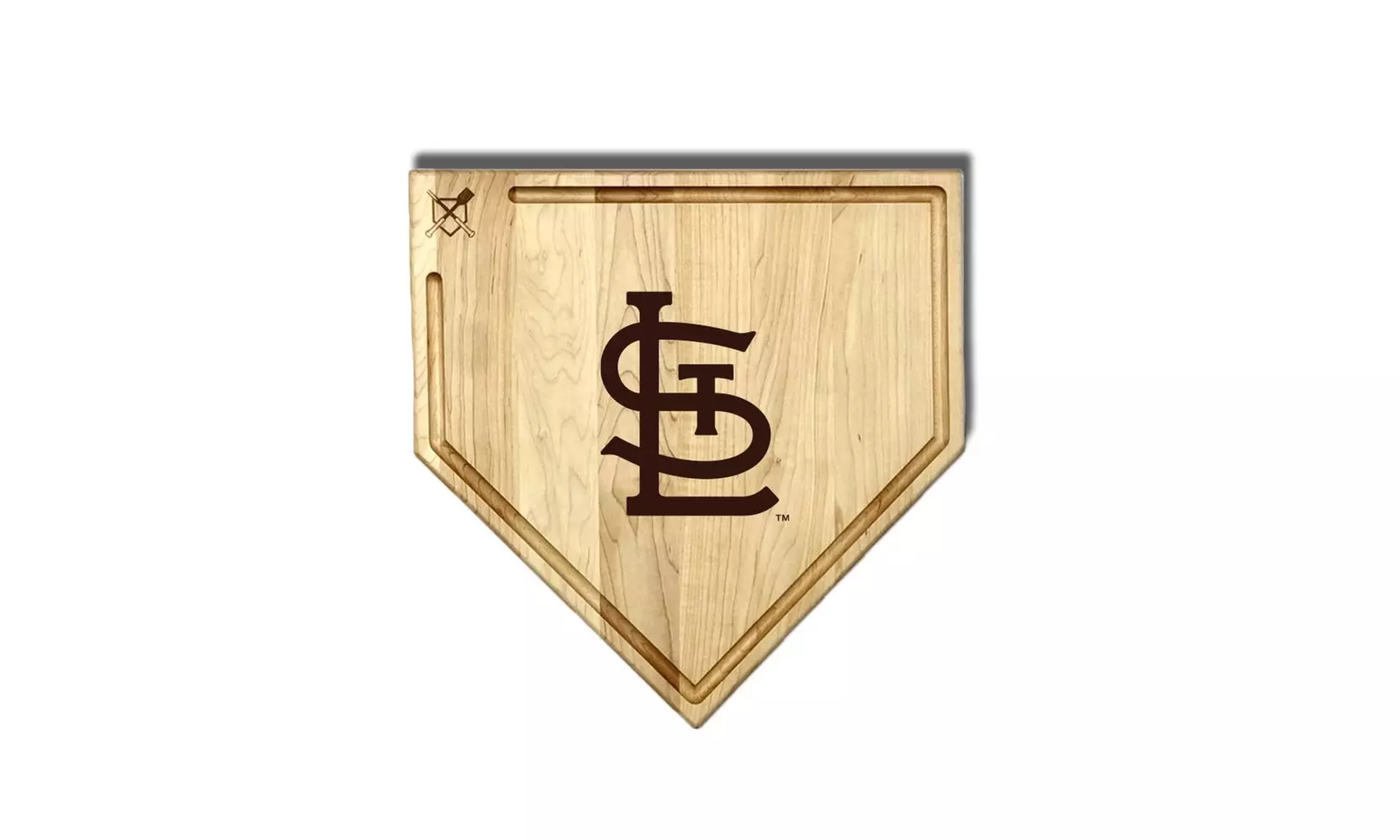 MLB 12-Inch or 17-inch Wooden Home Plate Cutting Board